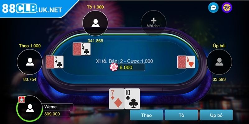 Xì Tố 88CLB Hành Trình Khám Phá Thế Giới Bài Bạc Hấp Dẫn 2 Các hành động